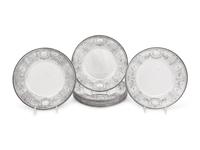 A Set of Twelve Gorham Silver Dinner Plates
