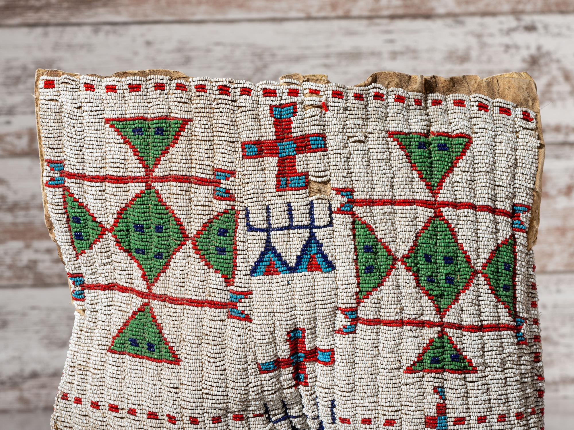 Sioux Boy's Beaded Hide Trousers