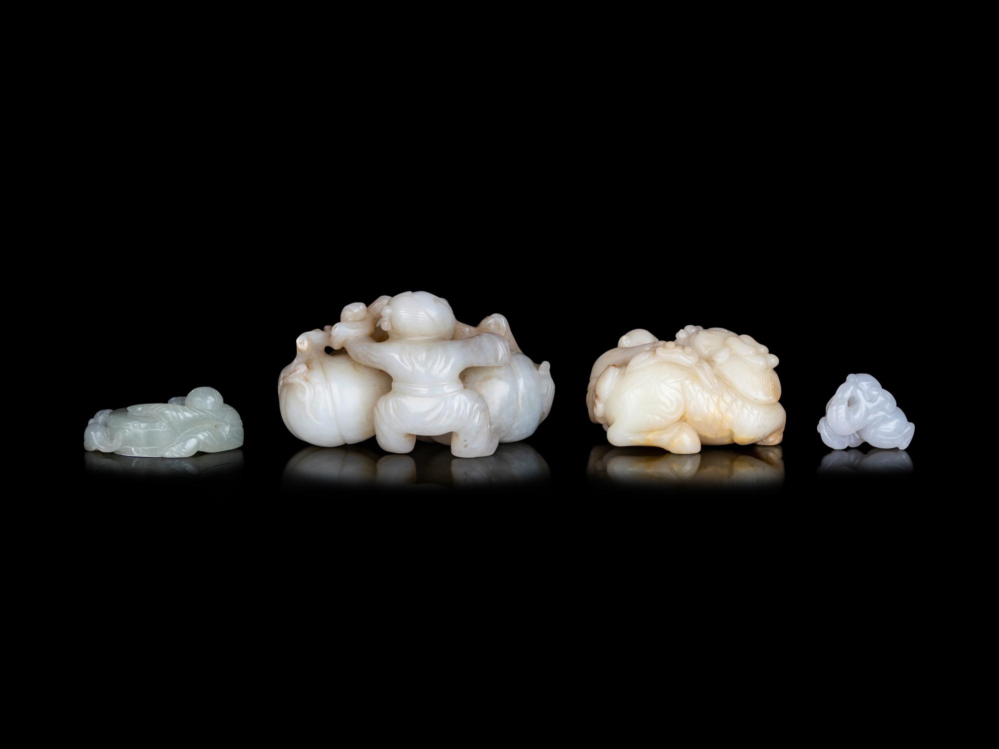 Four Chinese Jade Carvings