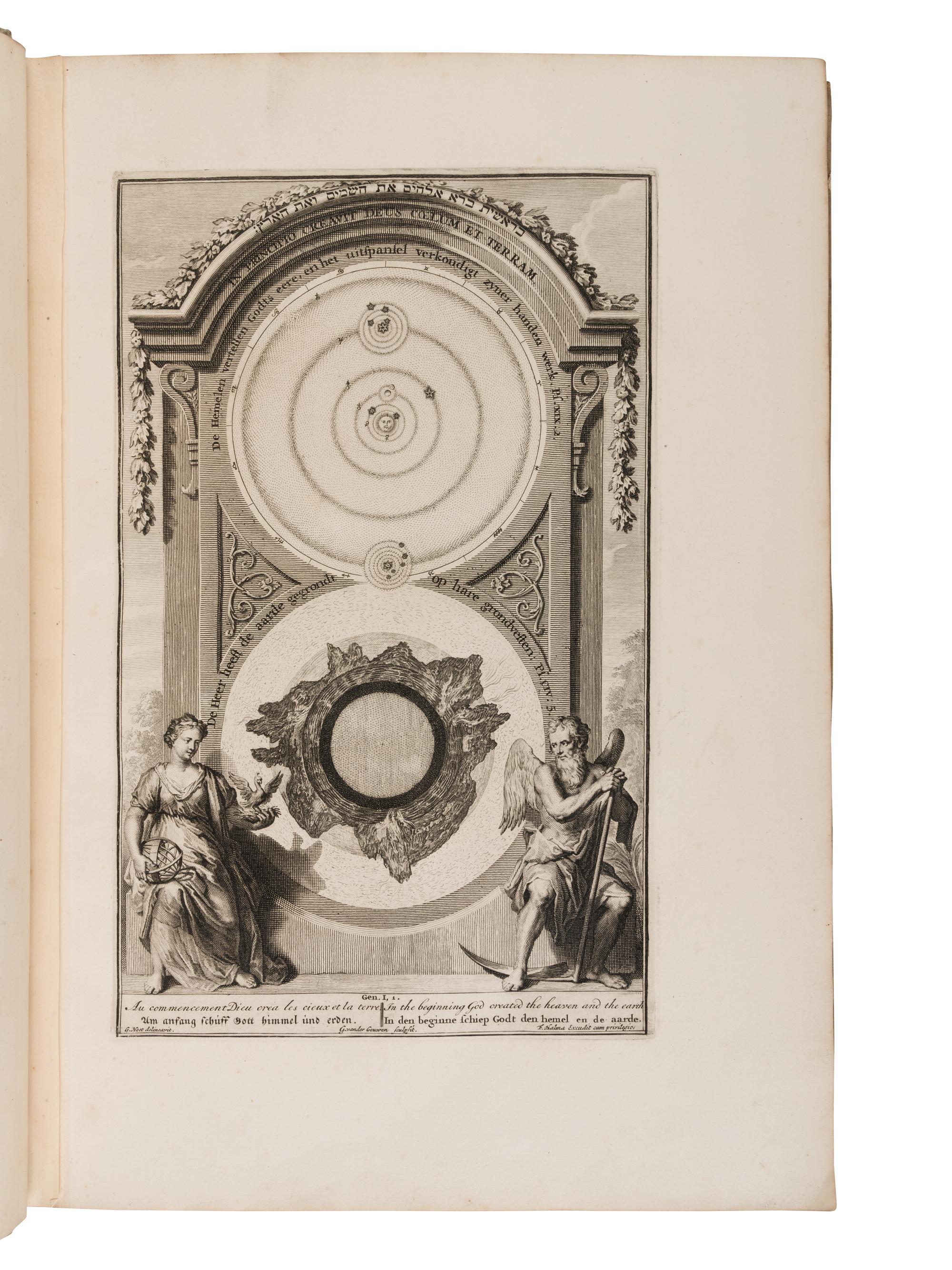 [BIBLE ILLUSTRATIONS]. Taferelen der voornaamste Geschiedenissen van het Oude en Nieuwe Testament . The Hague: Pieter de Hondt, 1728-1729.