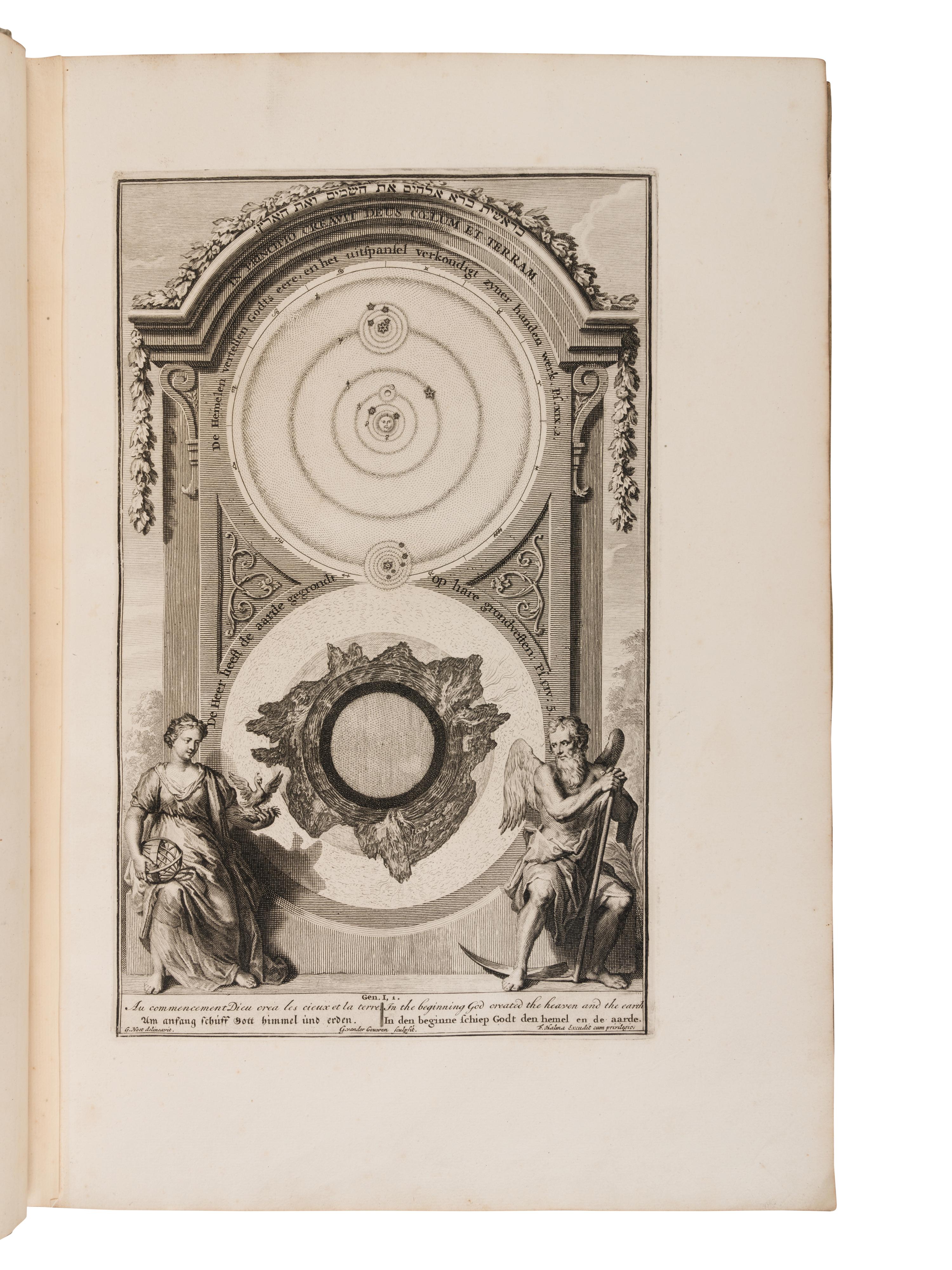[BIBLE ILLUSTRATIONS]. Taferelen der voornaamste Geschiedenissen van het Oude en Nieuwe Testament . The Hague: Pieter de Hondt, 1728-1729.