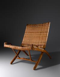 Folding Lounge Chair, c. 1960 Johannes Hansen, Denmark