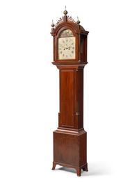 A Federal Mahogany Tall Case Clock