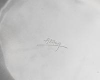 A Michael Aram Stainless Steel and Patinated Bronze Bowl