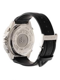 JACOB & CO., STAINLESS STEEL AND DIAMOND 'FIVE TIME ZONE' WRISTWATCH