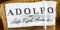 An Adolfo Tweed Wool Ensemble,