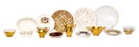 A Collection of Porcelain Articles Width of widest 10 inches.