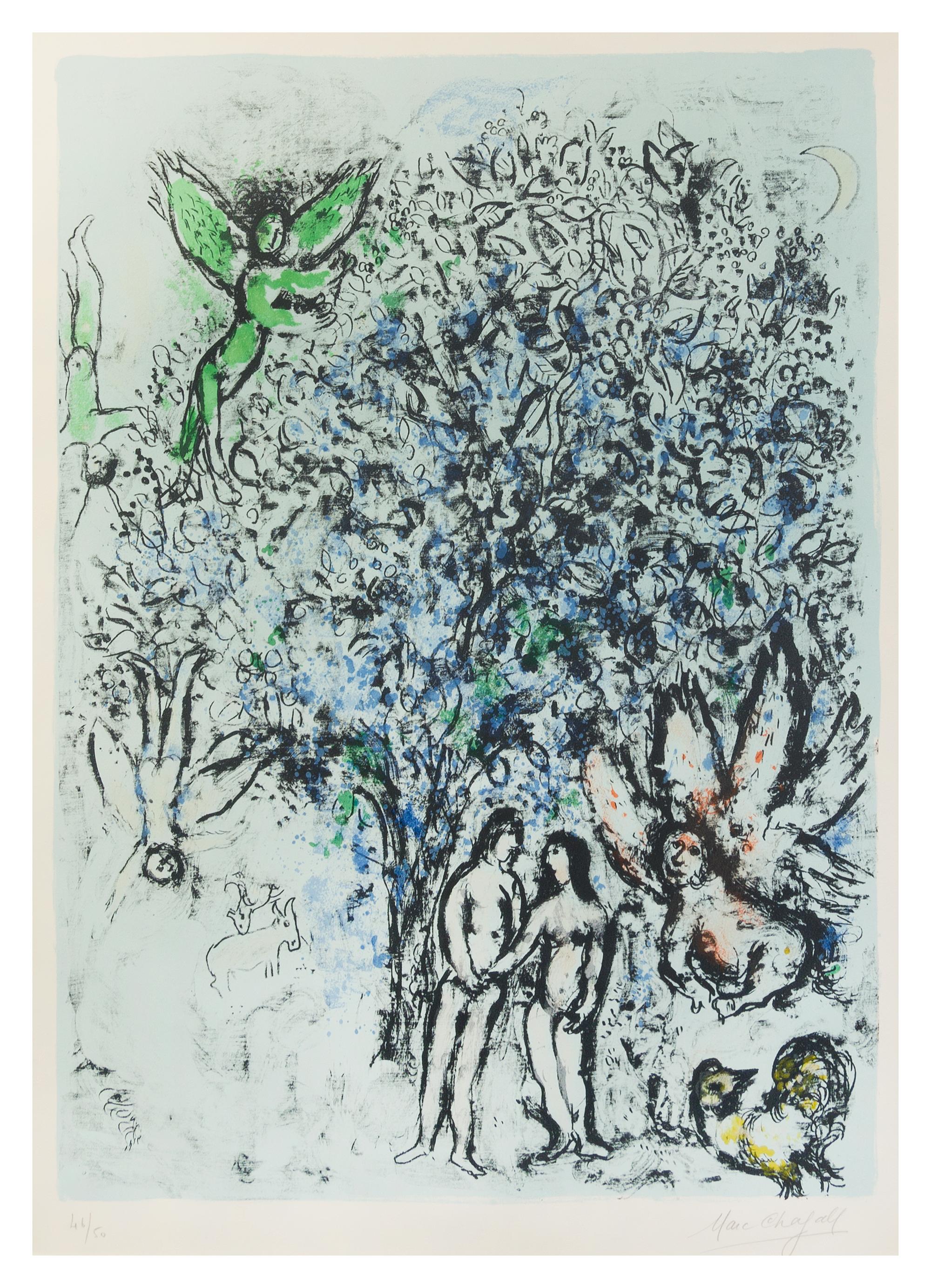 Marc Chagall, (French/Russian, 1887-1985), Blue Paradise