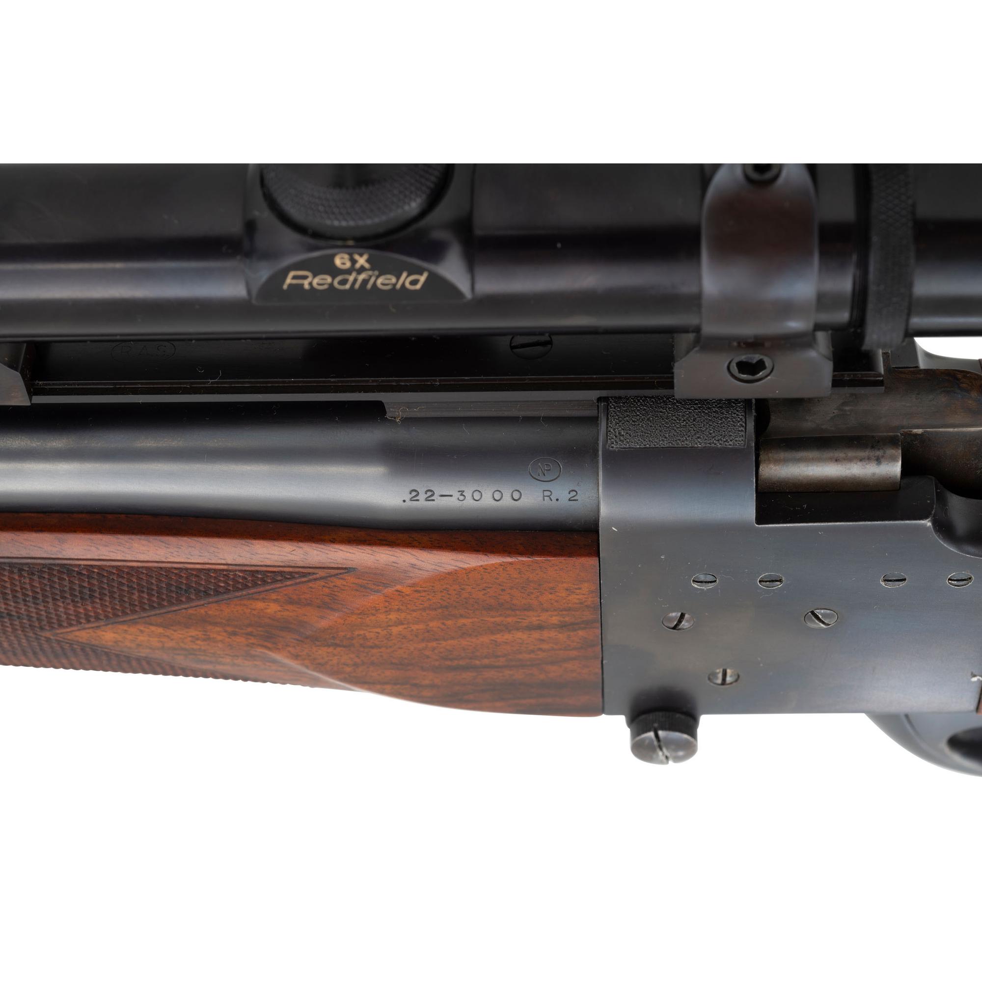 **Niedner Rifle Corp. Farquharson Rifle in .22-3000 R2 with Redfield Scope