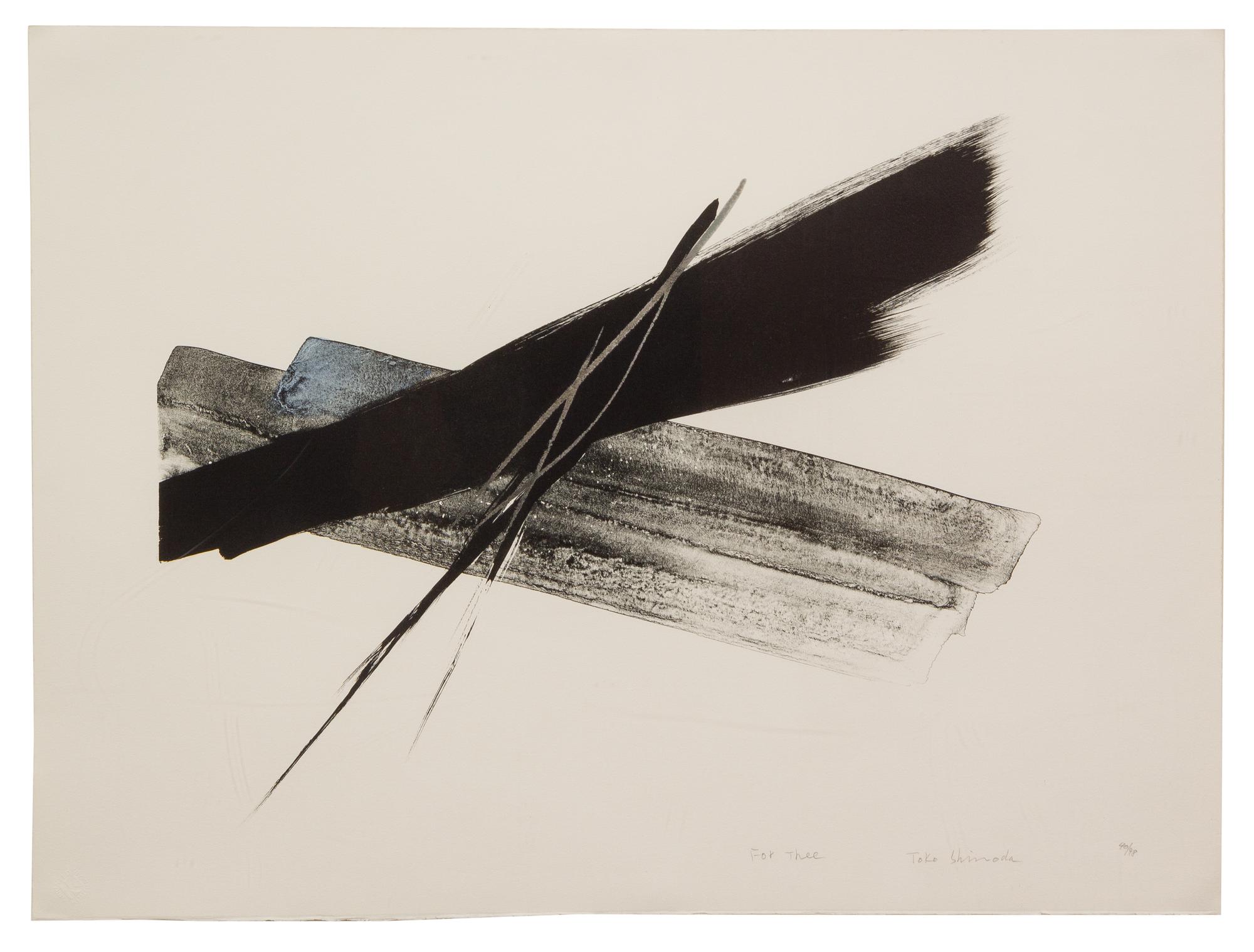 Toko Shinoda, (Japanese, b. 1913), For Thee