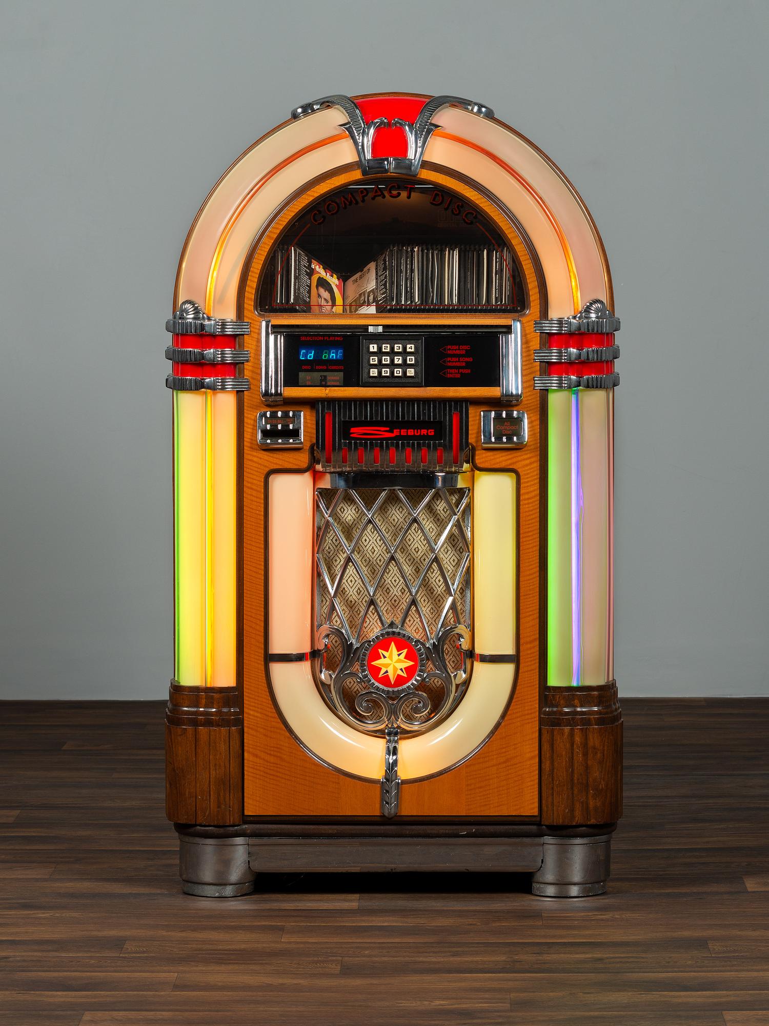 A Seeburg 'Bubbler' Disc Jukebox