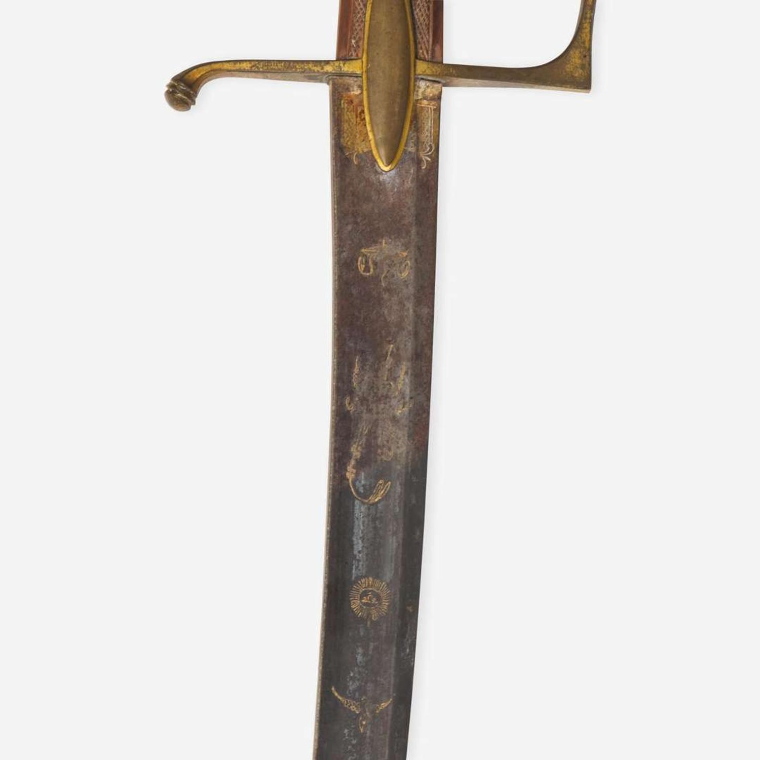 A French Napoleonic era infantry saber circa 1800-1815