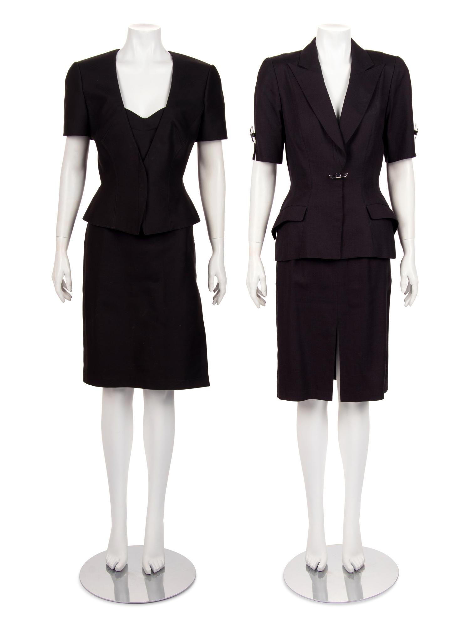 Two Thierry Mugler Two-Piece Suits, 1985-95