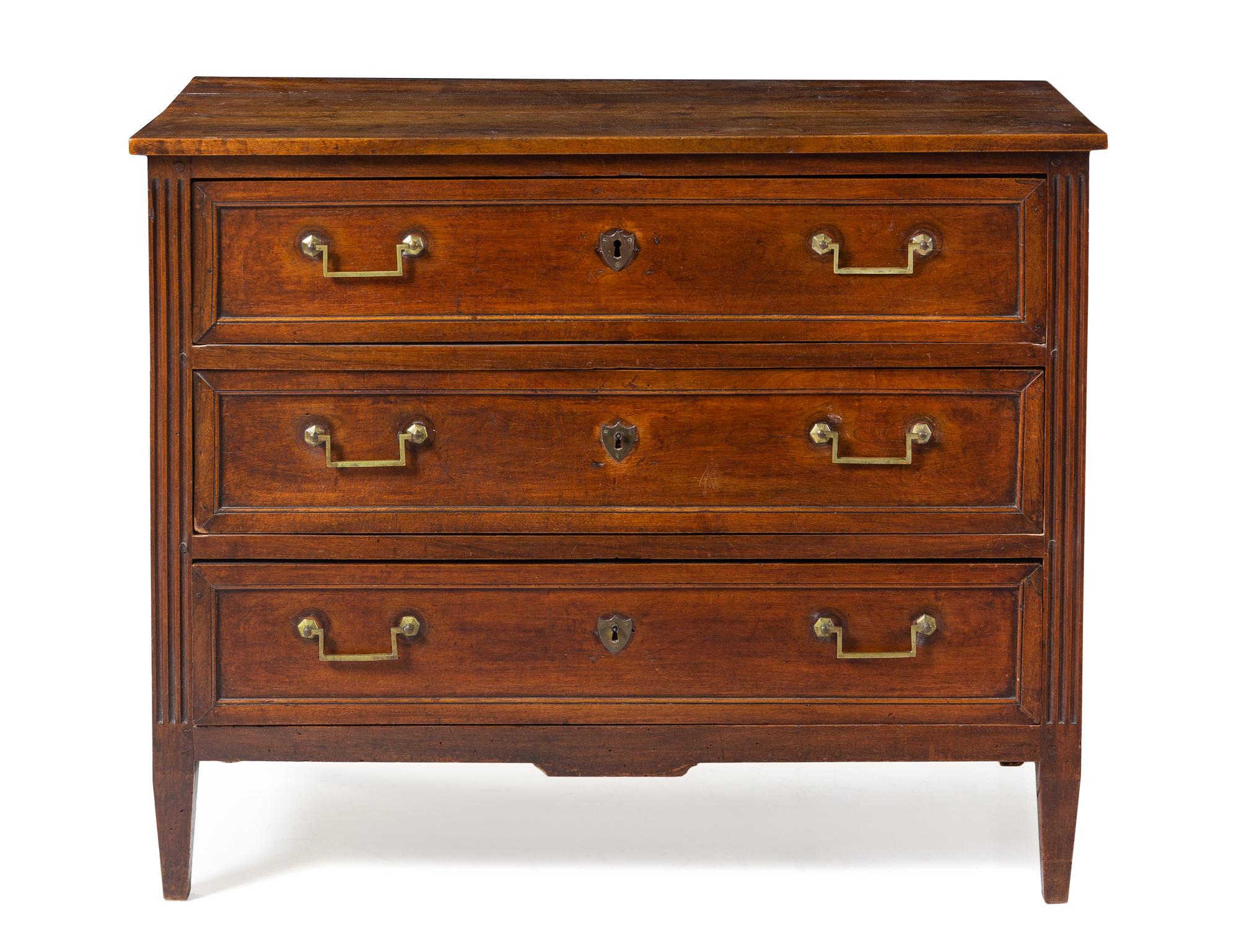 A Directoire Beechwood Commode