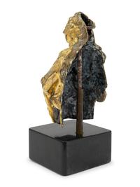 An North Italian Baroque Gilt Bronze Altarpiece Fragment Depicting Saint Catherine