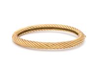 YELLOW GOLD BANGLE BRACELET