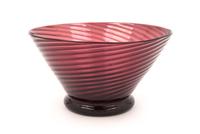 Steuben, 20TH CENTURY, an amethyst glass bowl