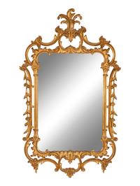 A George II Style Giltwood Mirror