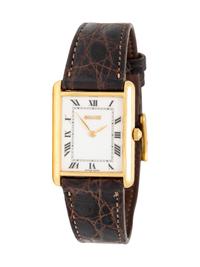 GUCCI, YELLOW GOLD WATCH