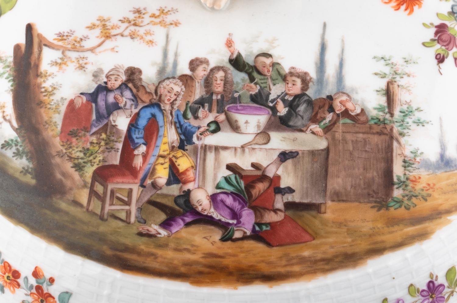 A Berlin (K.P.M.) Porcelain Covered Tureen