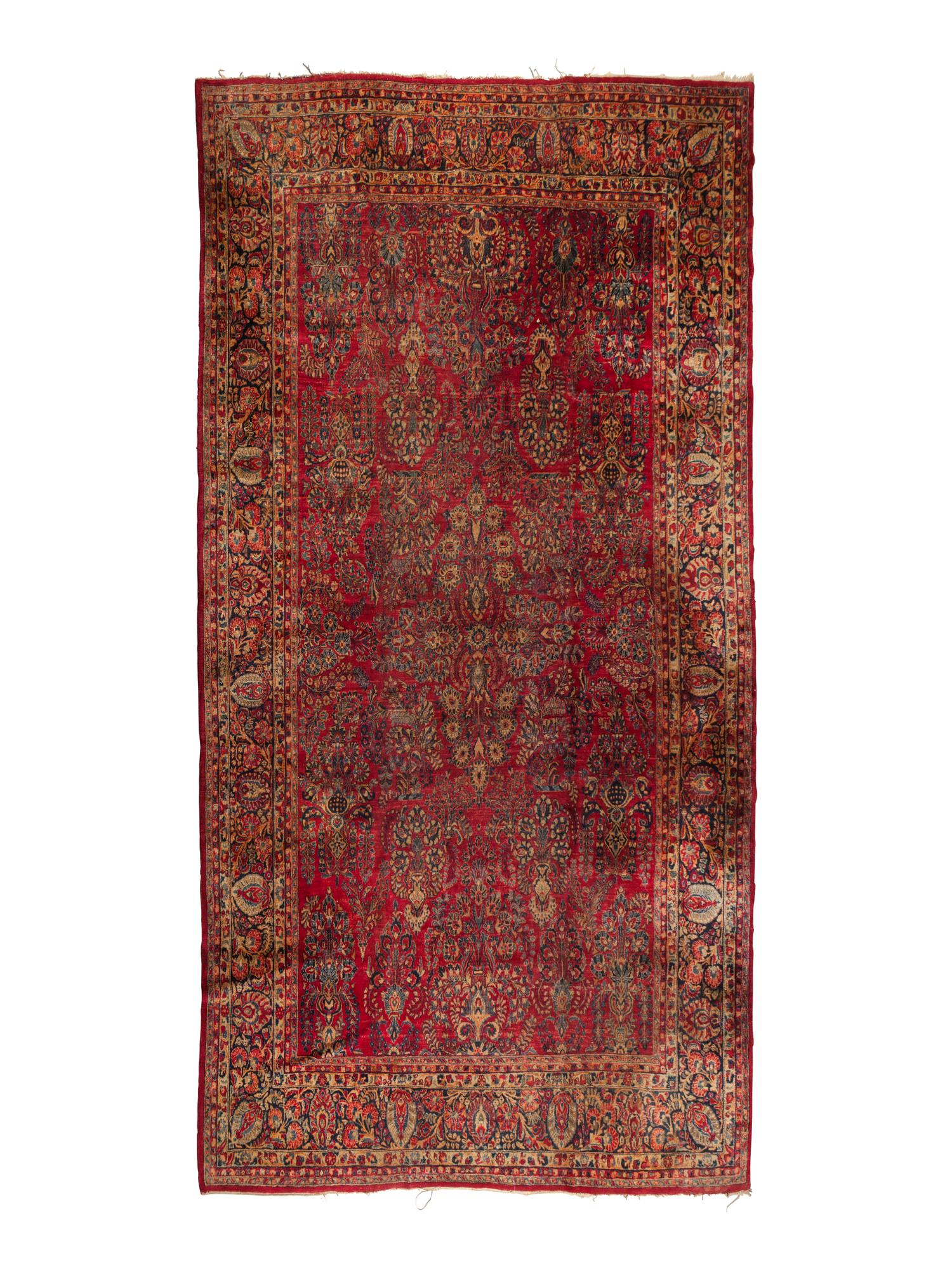 A Sarouk Wool Rug