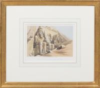 A Set of Six Hand Colored Lithographs Largest: 6 3/4 x 9 1/4 inches (visible). — DAVID ROBERTS (SCOTTISH, 1796-1864)