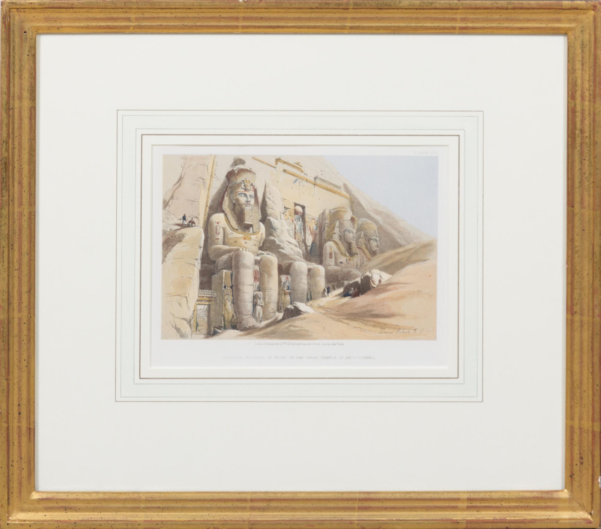 A Set of Six Hand Colored Lithographs Largest: 6 3/4 x 9 1/4 inches (visible). — DAVID ROBERTS (SCOTTISH, 1796-1864)