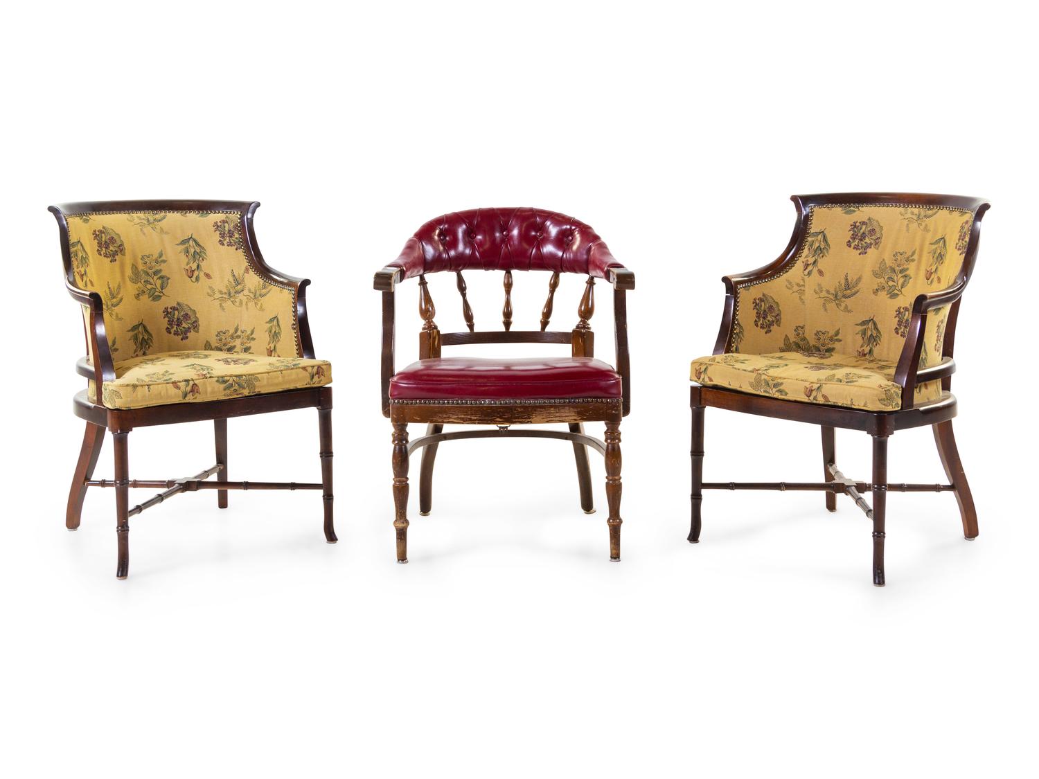 Three Armchairs