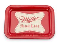 A Collection of Ten Tin Lithographed Advertising Tip Trays