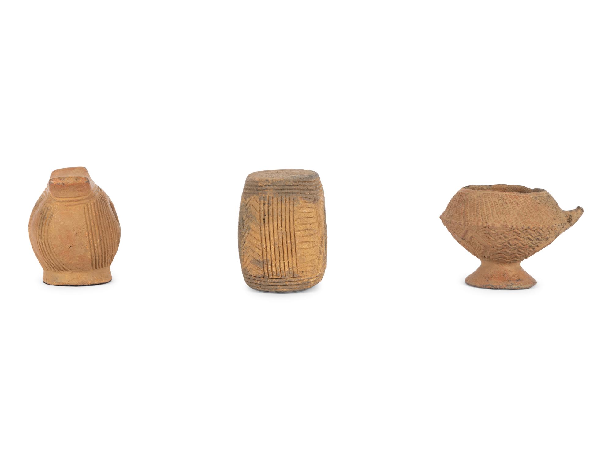 Three African Pottery Articles