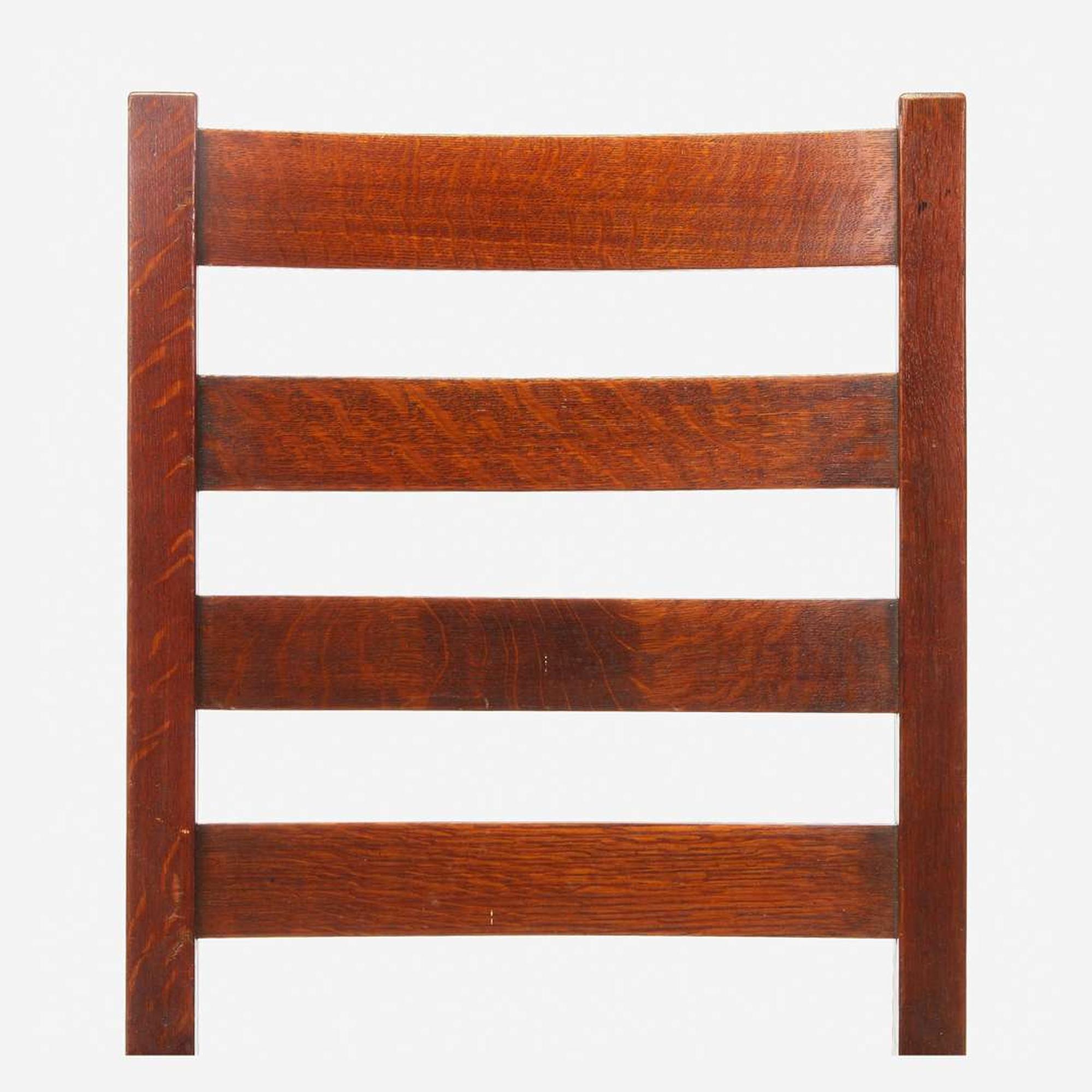 Gustav Stickley (American, 1858-1942) Pair of Small Rockers No. 2607, USA, circa 1902