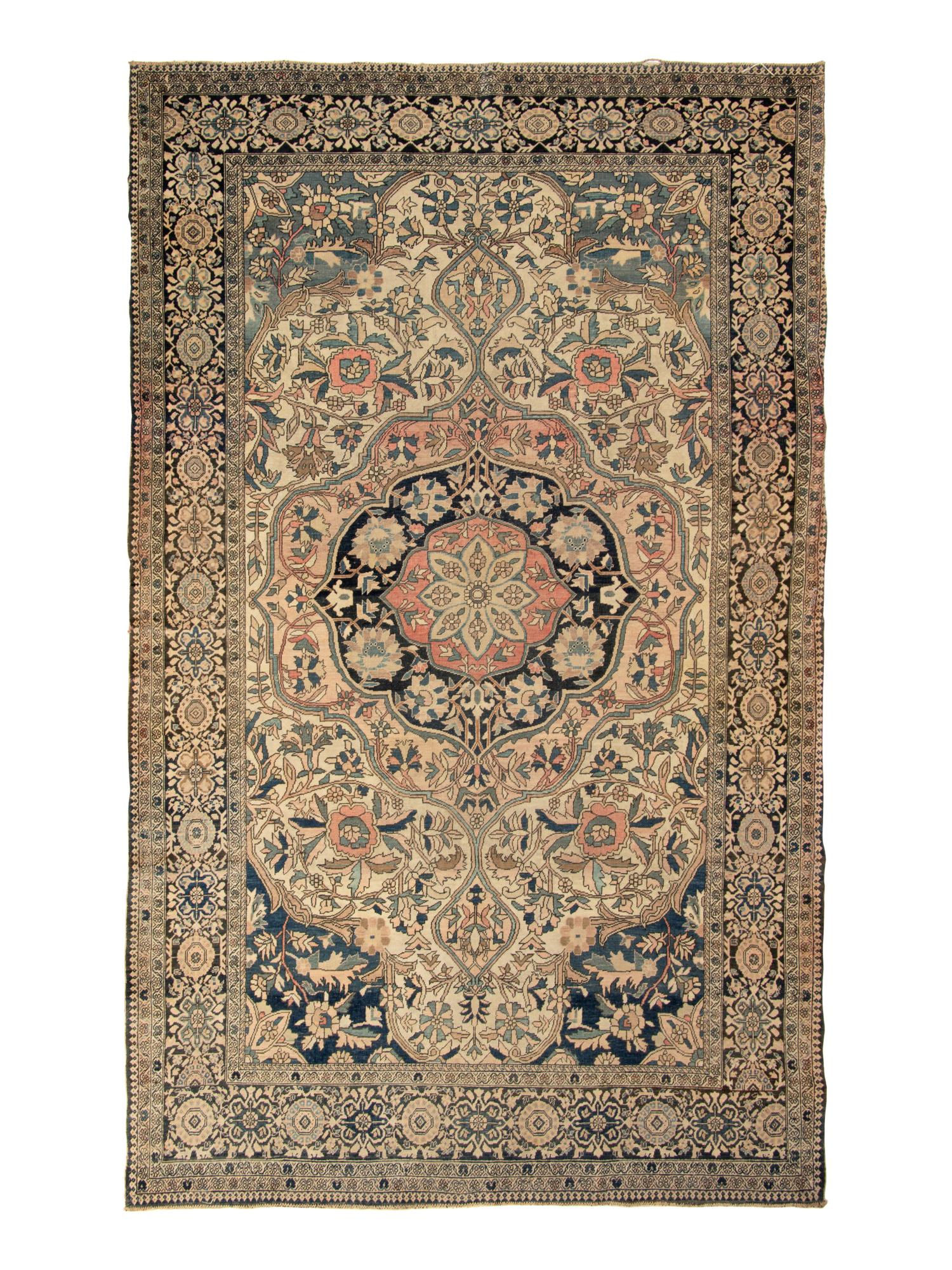 A Feraghan Sarouk Wool Rug