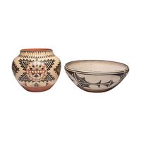 Group of Large Jemez and Kewa Pottery