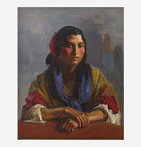 Robert Henri (American, 1865-1929) - Spanish Gypsy (Dolores)