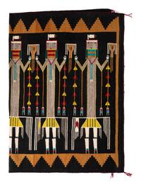 Navajo Lukachukai Yei Weaving / Rug