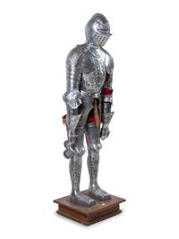 A Model of a Medieval Suit of Armor