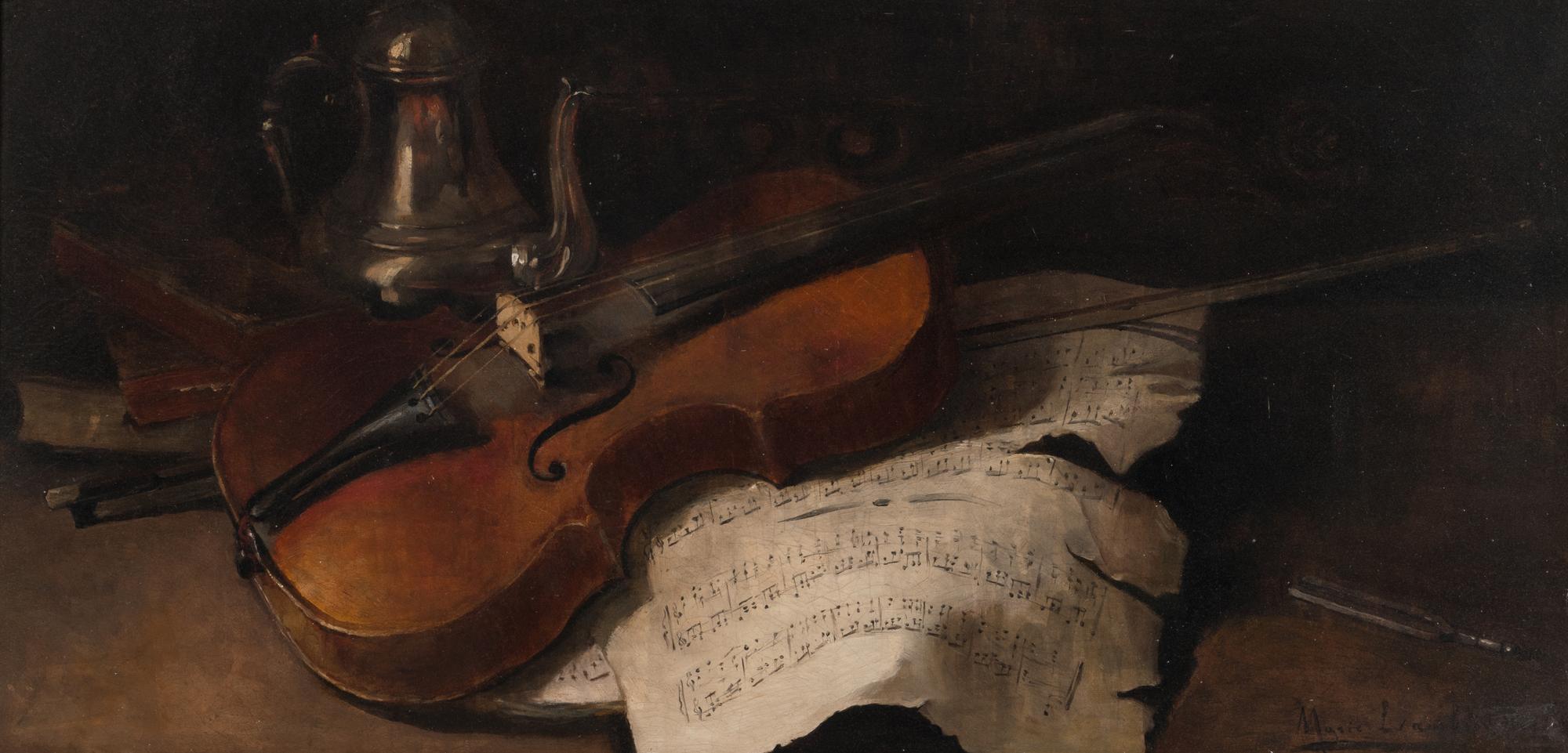Nature morte au violin , 1887