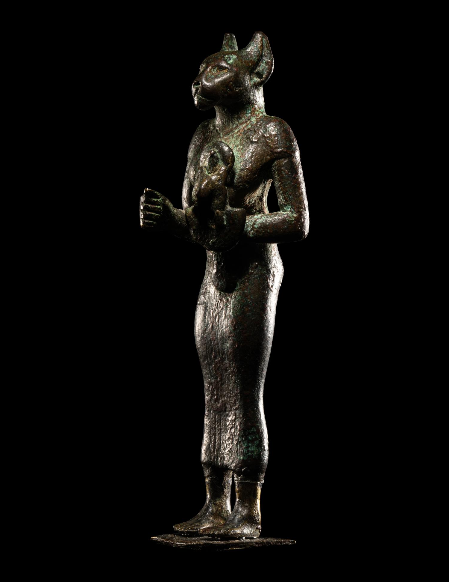 An Egyptian Bronze Bastet