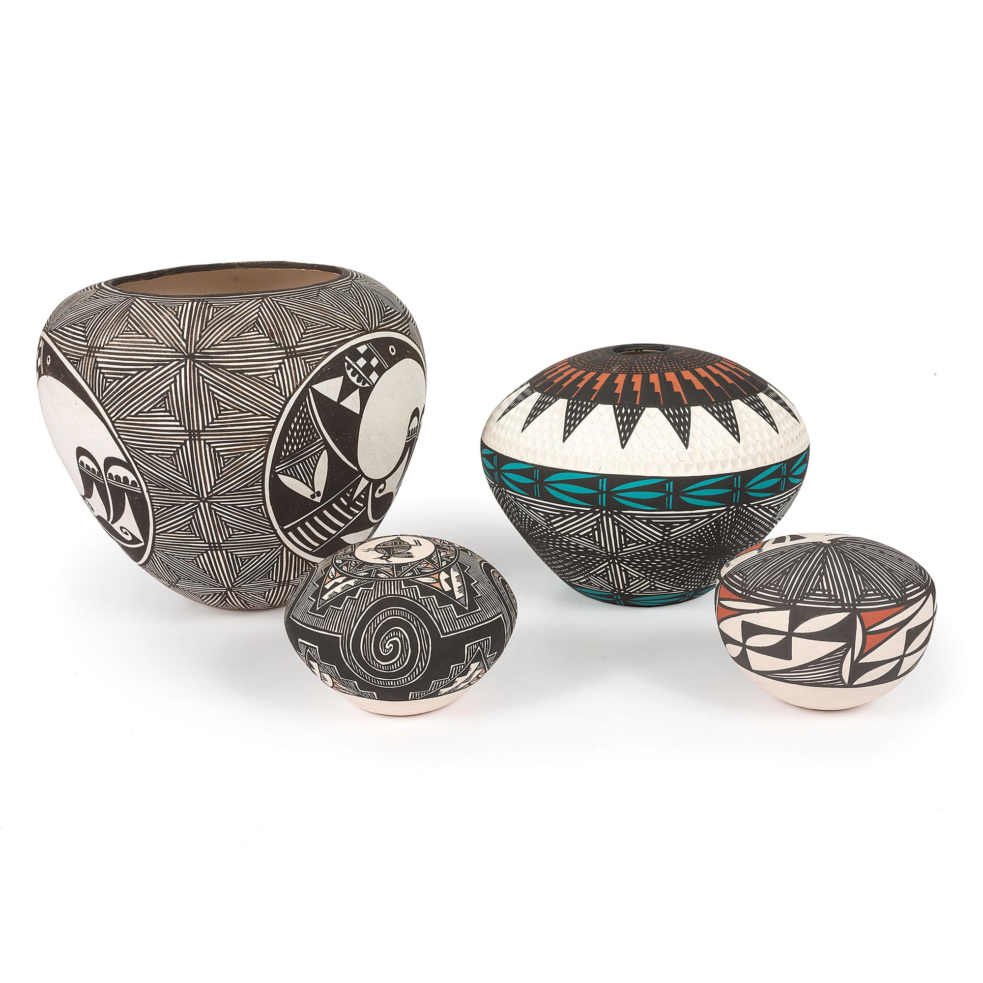 Collection of Acoma Pottery