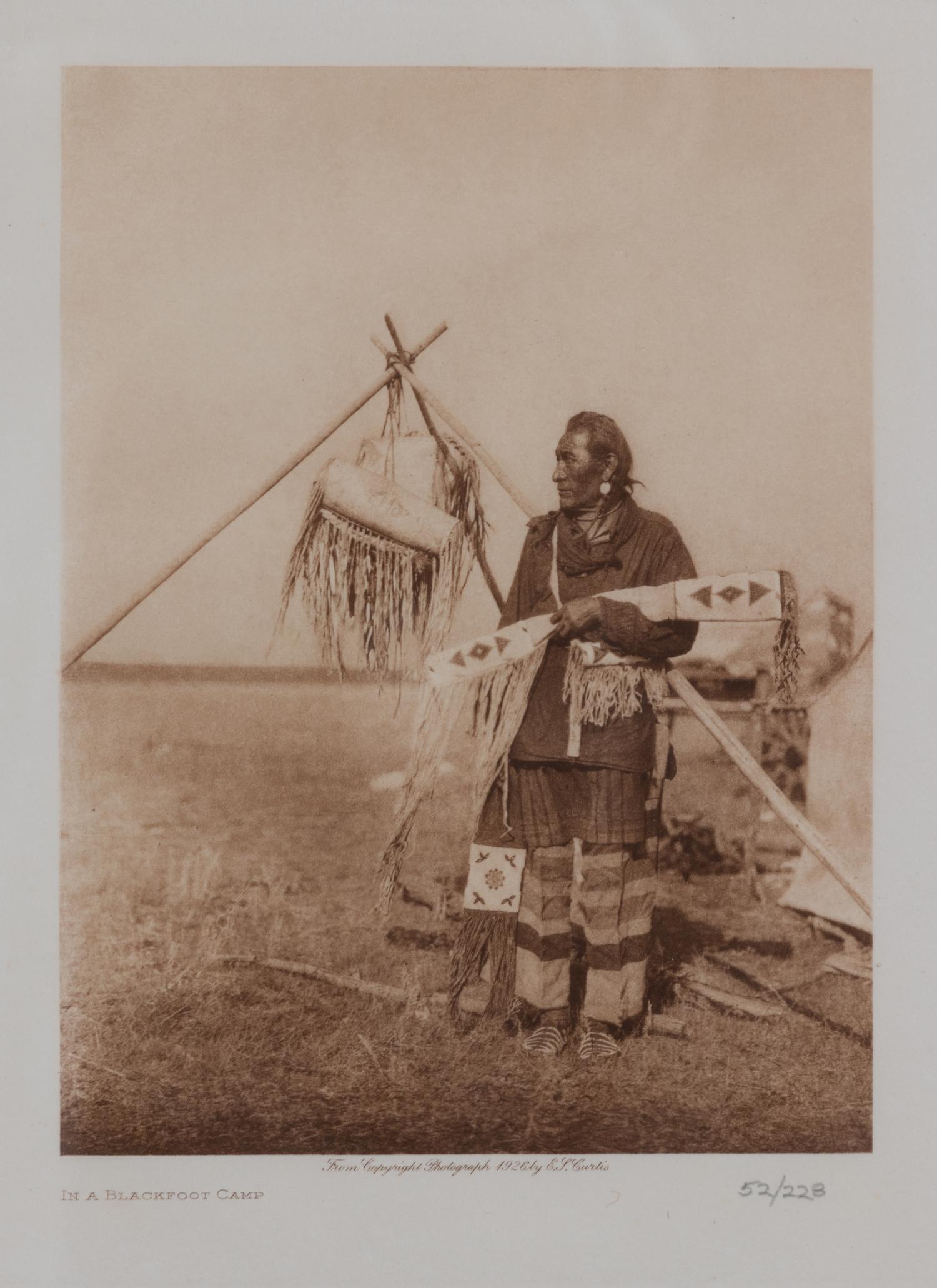 After Curtis, Two Intaglio Photogravure Prints