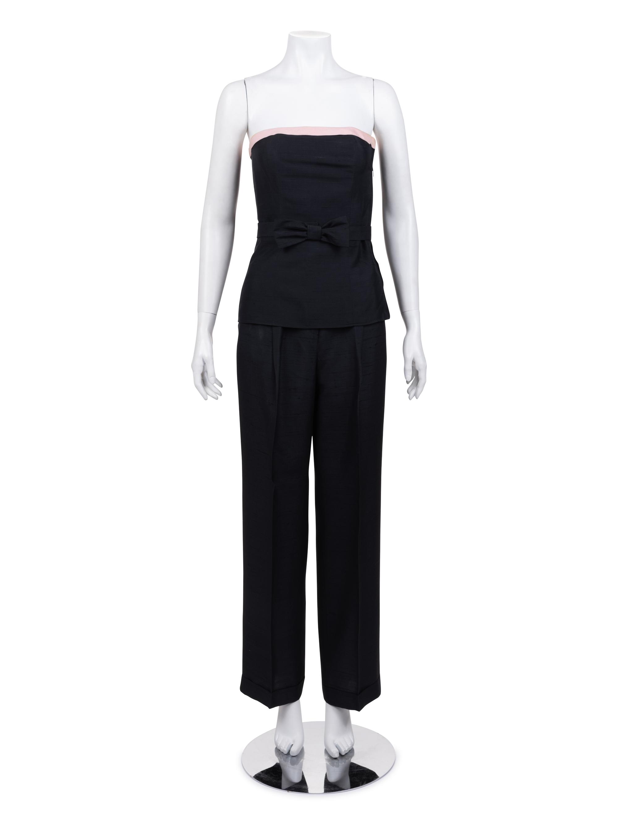 Chanel Silk Pant Ensemble, 1990-2000s