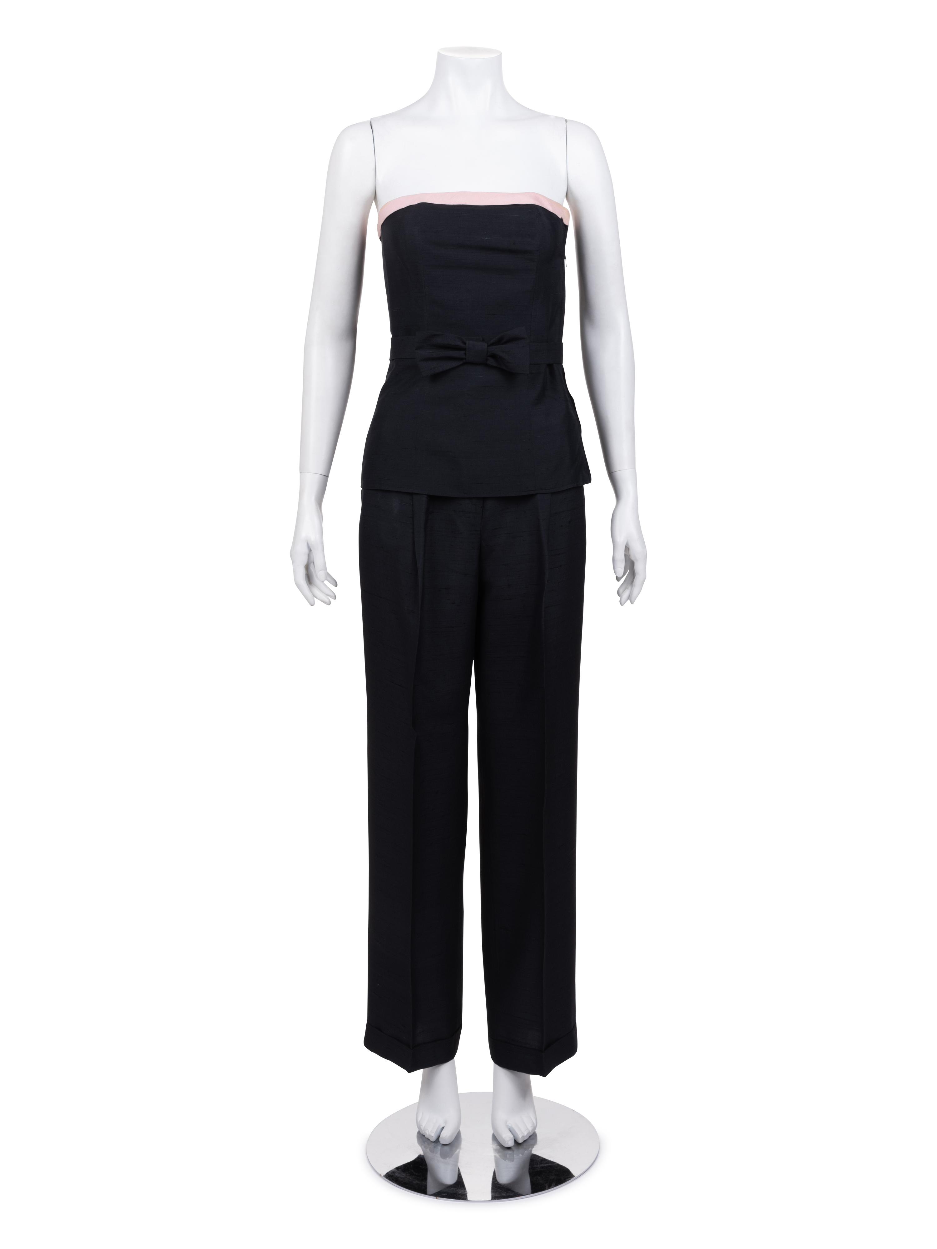 Chanel Silk Pant Ensemble, 1990-2000s