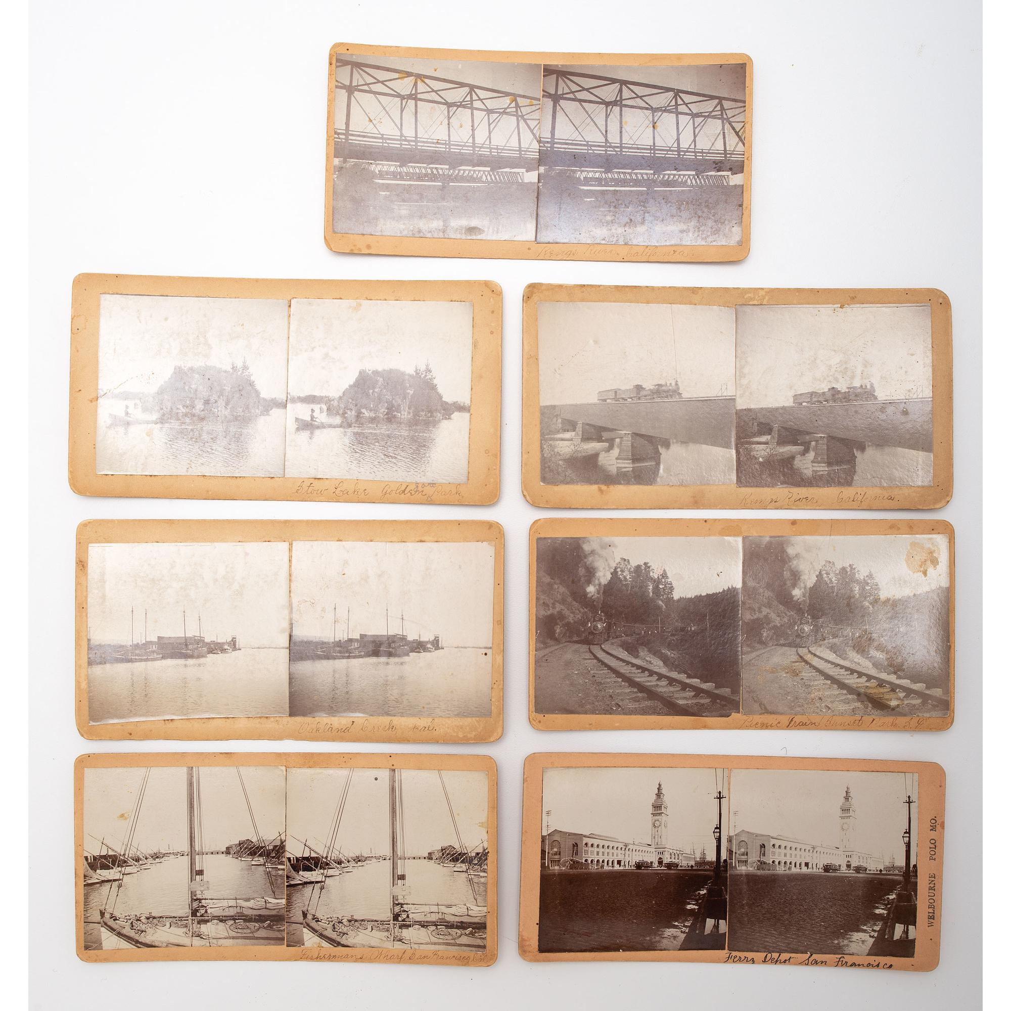 Early San Francisco Stereoview Collection, Lot of 27