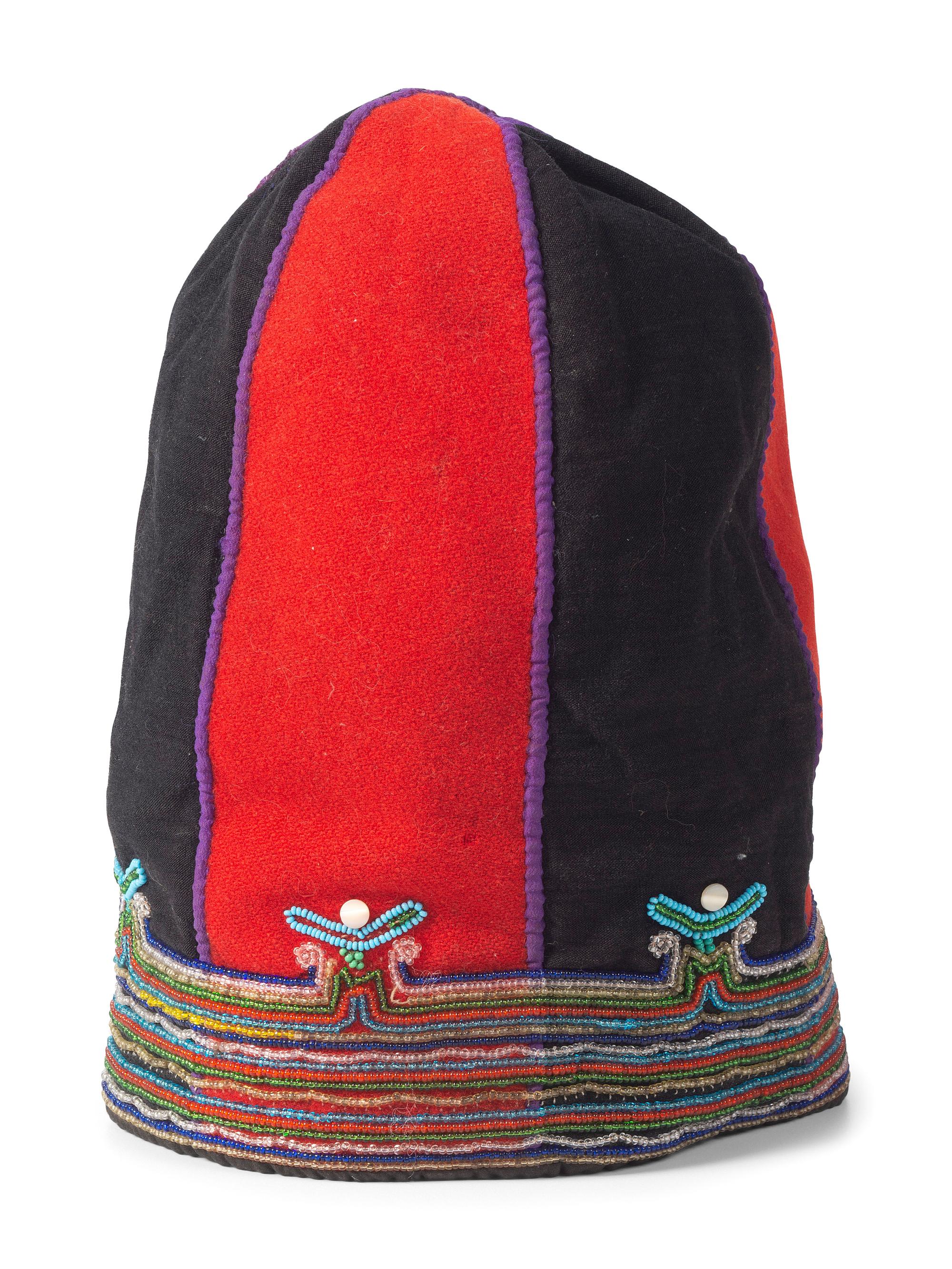 Naskapi Wool Cap with Beadwork