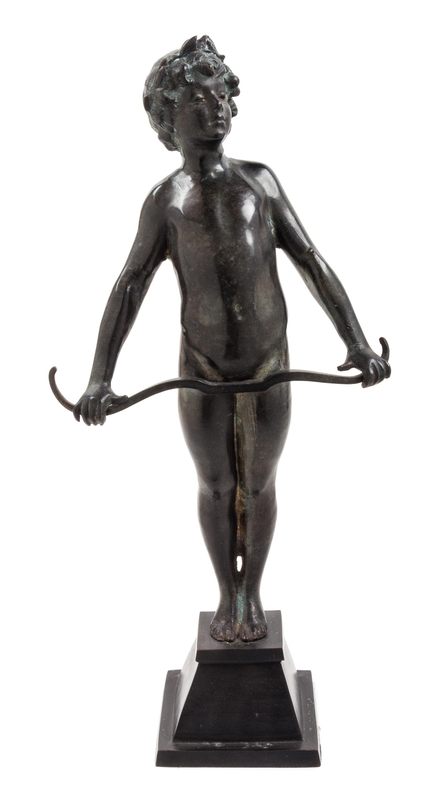 A Continental Bronze Figure. Height 21 inches.