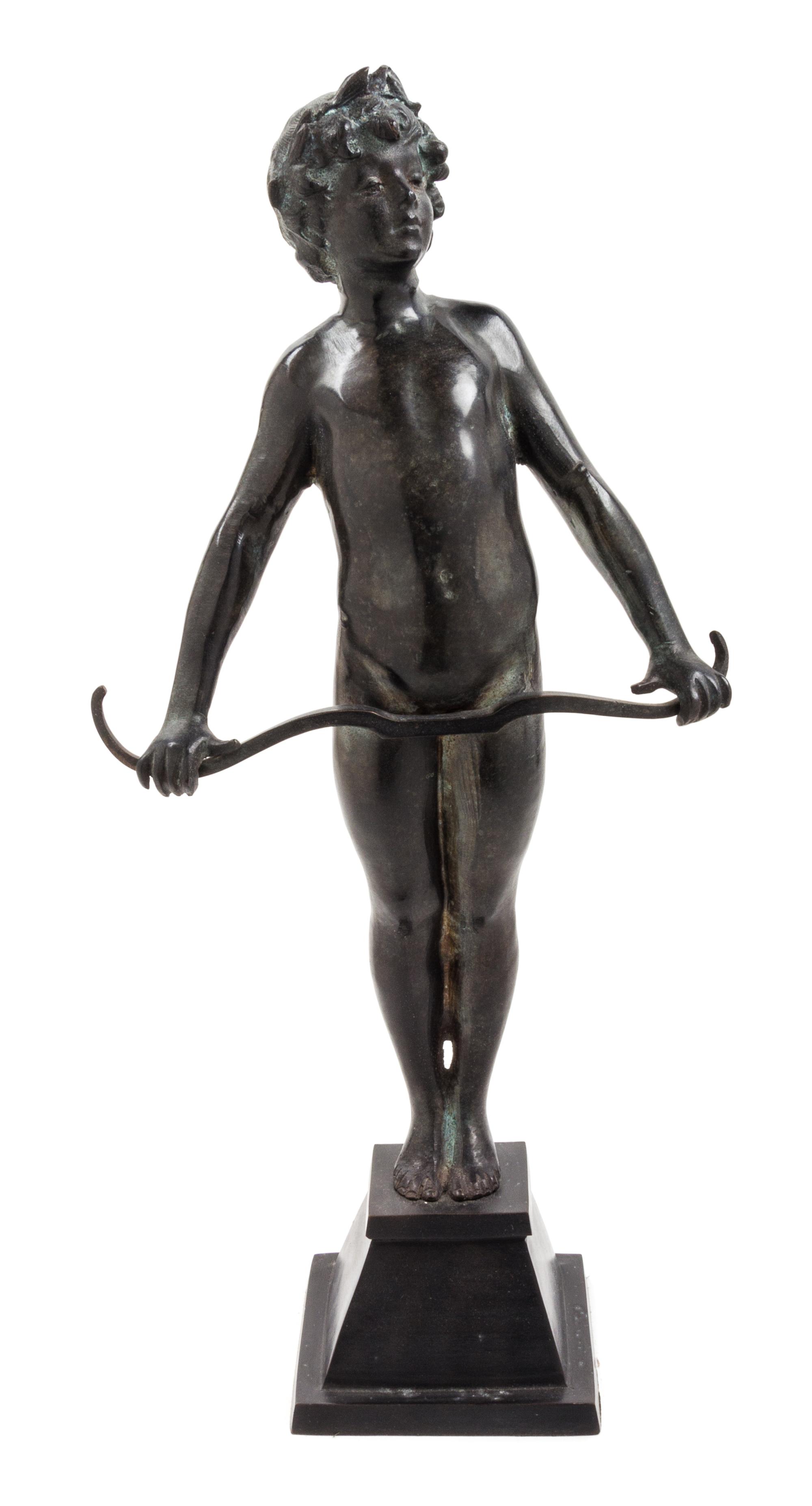 A Continental Bronze Figure. Height 21 inches.