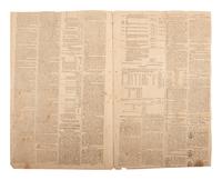 [HAMILTON, Alexander (1757-1804)]. The Salem Gazette. Vol. VI, No. 324. Salem, MA: Thomas C. Cushing, 25 December 1792.