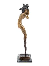 A Continental Cast Bronze Figure