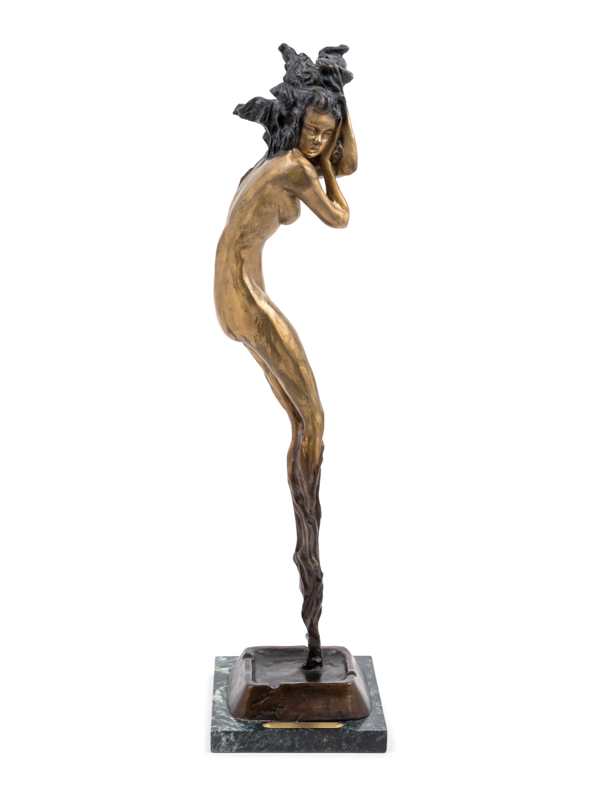 A Continental Cast Bronze Figure