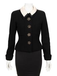 Chanel Wool Fitted Jacket, 1980-90s